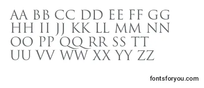 Обзор шрифта Romulc