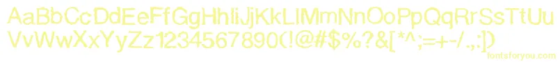 Quakylight Font – Yellow Fonts