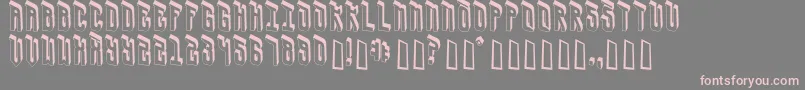 UrsaCape Font – Pink Fonts on Gray Background