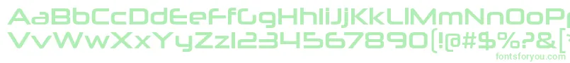 NeuropoliticalRg Font – Green Fonts on White Background