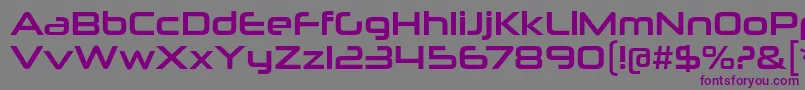 Шрифт NeuropoliticalRg – фиолетовые шрифты на сером фоне
