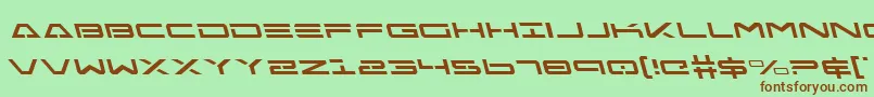 En savoir plus sur la police FreeAgentLeftalic Police FreeAgentLeftalic – polices brunes sur fond vert