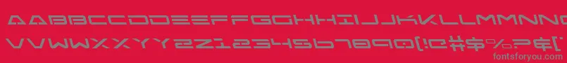 Шрифт FreeAgentLeftalic – серые шрифты на красном фоне