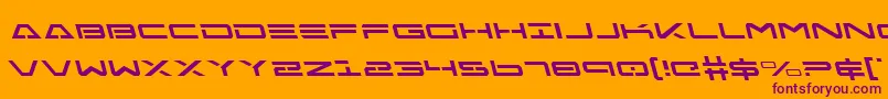 FreeAgentLeftalicフォントについての詳細 フォントFreeAgentLeftalic – オレンジの背景に紫のフォント