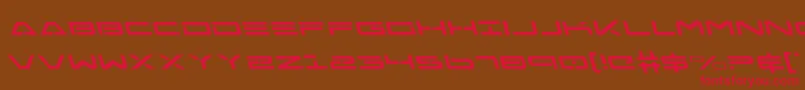 FreeAgentLeftalic Font – Red Fonts on Brown Background