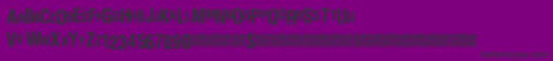 Подробнее о шрифте Marblewasteland Шрифт Marblewasteland – чёрные шрифты на фиолетовом фоне