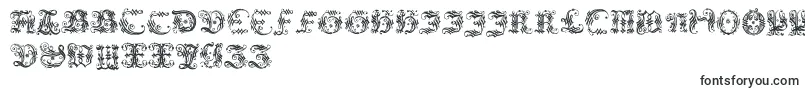Ornamentalinitial-fontti – Alkavat O:lla olevat fontit