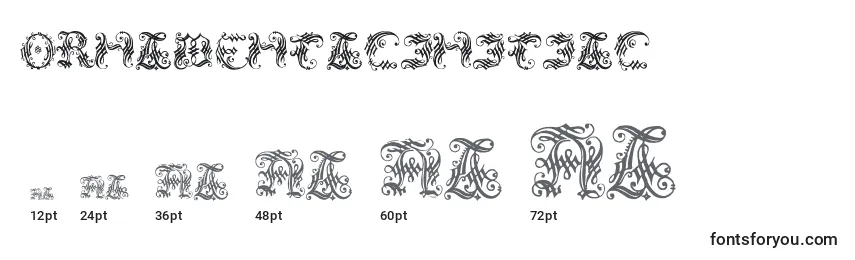 Ornamentalinitial Font Sizes