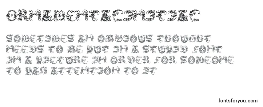 Обзор шрифта Ornamentalinitial