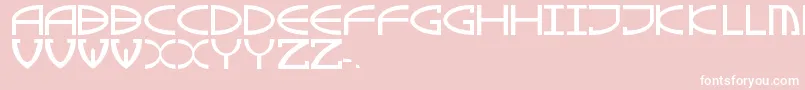 GreenDinosaur Font – White Fonts on Pink Background