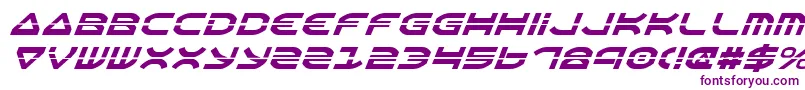 OberonLaserItalic-fontti – violetit fontit