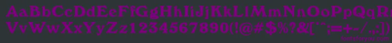 Windewood Font – Purple Fonts on Black Background