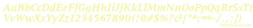 MetaphorBolditalic Font – Yellow Fonts