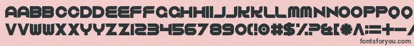 ComfortablyFucked Font – Black Fonts on Pink Background