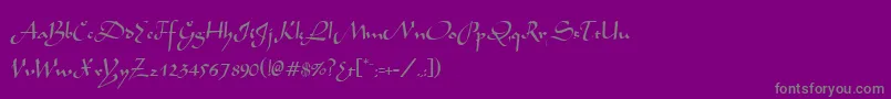 More about MochaNormal Font MochaNormal Font – Gray Fonts on Purple Background