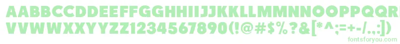 Race1BranntNcv-Schriftart – Grüne Schriften auf weißem Hintergrund