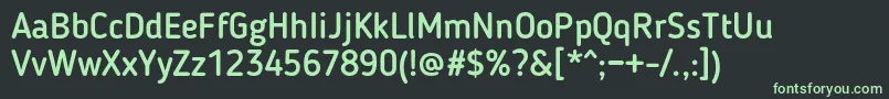 fuente BloggerSansMedium – Fuentes Verdes Sobre Fondo Negro