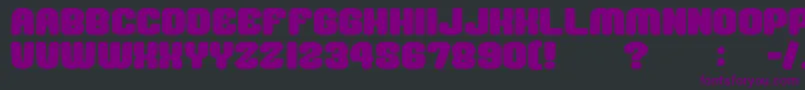 GomariceMousouRecord Font – Purple Fonts on Black Background