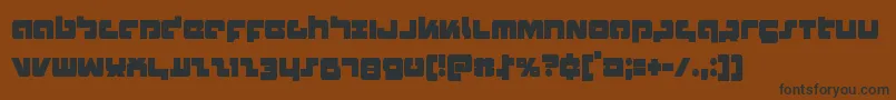 Boomstickcond Font – Black Fonts on Brown Background