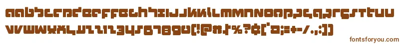 Boomstickcond Font – Brown Fonts on White Background