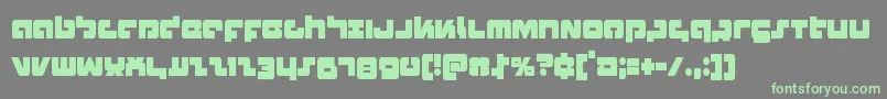 Boomstickcond Font – Green Fonts on Gray Background