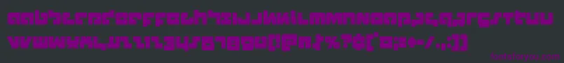 Boomstickcond Font – Purple Fonts on Black Background