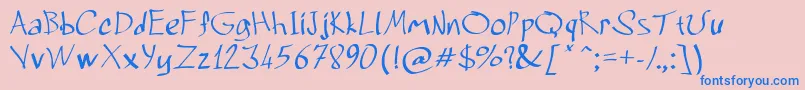 Подробнее о шрифте Grafitrk Шрифт Grafitrk – синие шрифты на розовом фоне