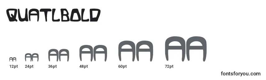 QuatlBold Font Sizes