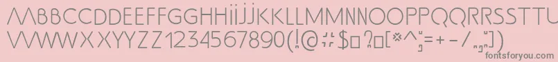 SsAdec2.0Text Font – Gray Fonts on Pink Background