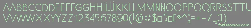 SsAdec2.0Text Font – Green Fonts on Gray Background