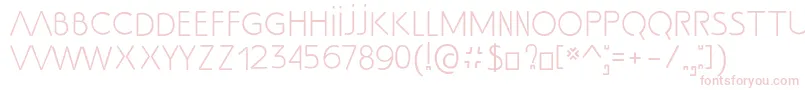 SsAdec2.0Text Font – Pink Fonts on White Background