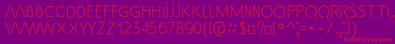 fuente SsAdec2.0Text – Fuentes Rojas Sobre Fondo Morado