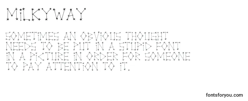 MilkyWay Font