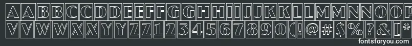 AJaspercmotl Font – White Fonts on Black Background