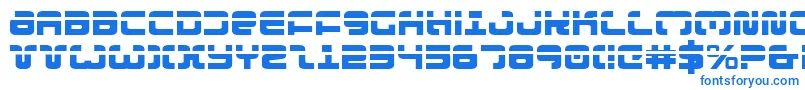 Шрифт Exedorel – синие шрифты