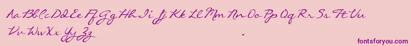 Más sobre la fuente CallieHandTrialVersion fuente CallieHandTrialVersion – Fuentes Moradas Sobre Fondo Rosa