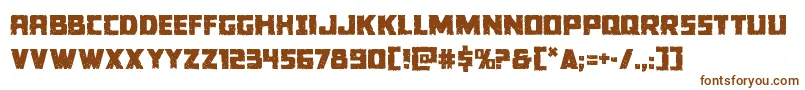 Шрифт Colossus – коричневые шрифты