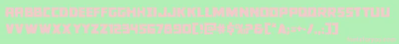 Colossus Font – Pink Fonts on Green Background