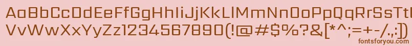 More about SarpanchRegular Font SarpanchRegular Font – Brown Fonts on Pink Background