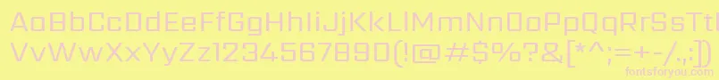 SarpanchRegular Font – Pink Fonts on Yellow Background