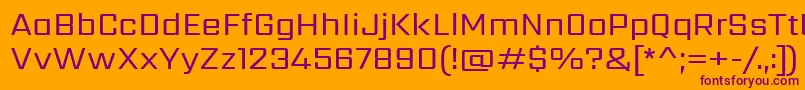 More about SarpanchRegular Font SarpanchRegular Font – Purple Fonts on Orange Background