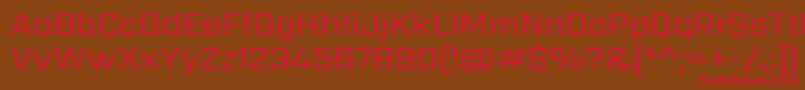 SarpanchRegular Font – Red Fonts on Brown Background