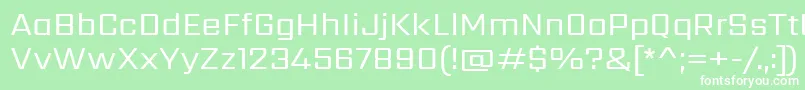 SarpanchRegular Font – White Fonts on Green Background