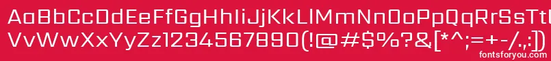 SarpanchRegular Font – White Fonts on Red Background