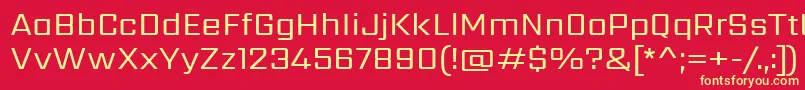 SarpanchRegular Font – Yellow Fonts on Red Background