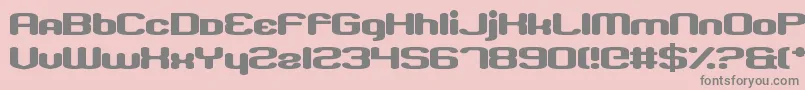 fuente DissolvedExchange – Fuentes Grises Sobre Fondo Rosa