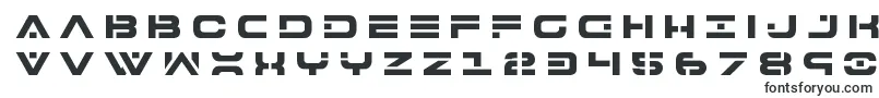 Шрифт 7thservicetitle – футуристические шрифты
