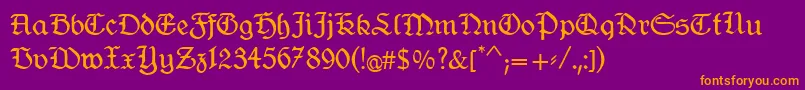 More about Liebing Font Liebing Font – Orange Fonts on Purple Background
