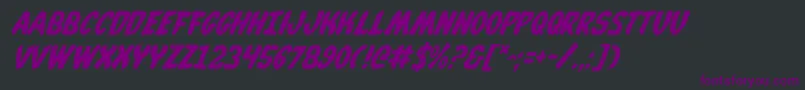 Whata2i Font – Purple Fonts on Black Background