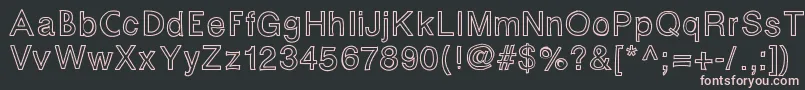 Fontastic Font – Pink Fonts on Black Background